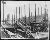 Starboard Side view of BYMS 37.  Barbour Boat works,New Bern, NC